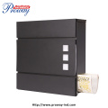 2021 New Design Wall Mount Steel Letter Box for Home Office Outdoor Waterproof Mailbox/